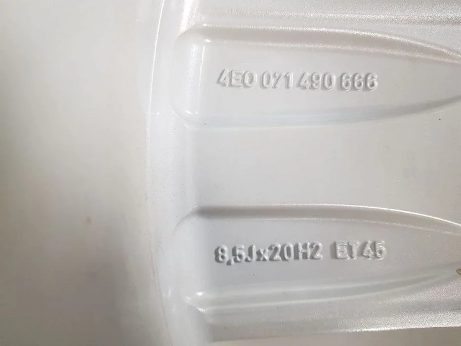 AUDI A8 S8 FELGA ALUMINIOWA CANTONA 4E0071490666 8,5x20 ET45 NOWA ORYGINAŁ – zdjęcie 7