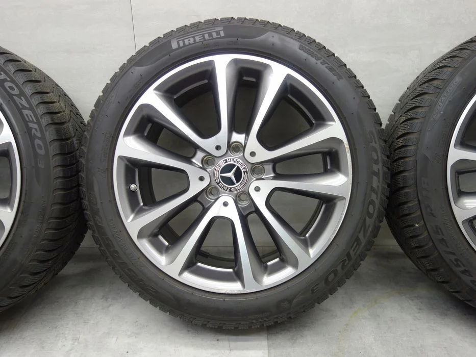 5x112 245/45R18 275/40R18 Koła zimowe Mercedes OE W213 Pirelli 4x8mm – zdjęcie 4