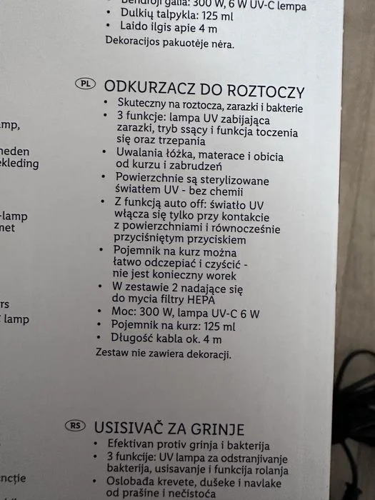 Odkurzacz do roztoczy SilverCrest – zdjęcie 5