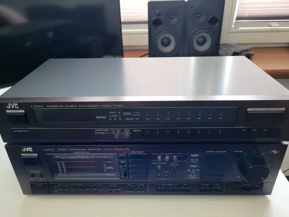 Wzmacniacz stereo JVC A-X500V – Dynamic Super-A – Korektor SEA – Made in Japan