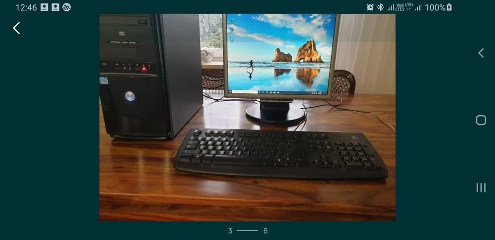 Komputer i5 + Windows 10 pro PL +monitor 22" – zdjęcie 4