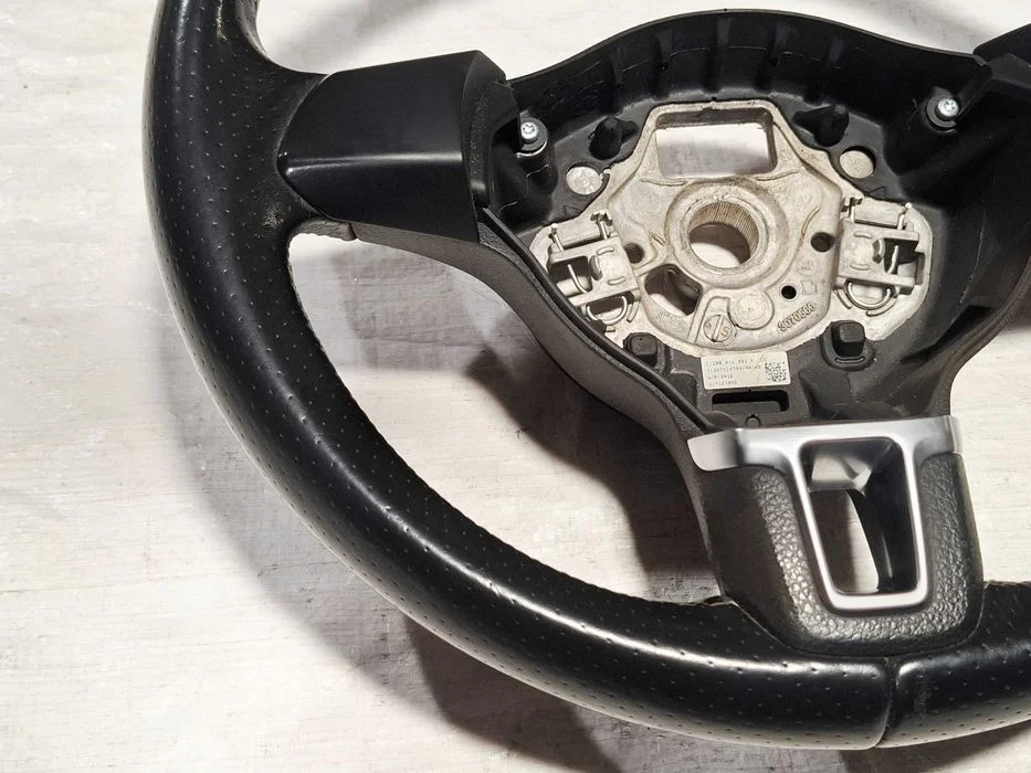 kierownica skórzana vw polo v 5 cross polo 2009 - 2013 6r0,419091k bdb – zdjęcie 4