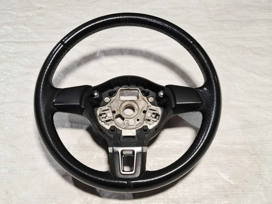 kierownica skórzana vw polo v 5 cross polo 2009 - 2013 6r0,419091k bdb