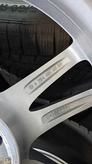Mercedes GLC X254 Koła zimowe 18 OEM A2544014600 8Jx18 ET32,5 5x112 używane 6-7mm 2025/2026 Continental WinterContact TS850P 235/60R18 MO TPMS – zdjęcie 7