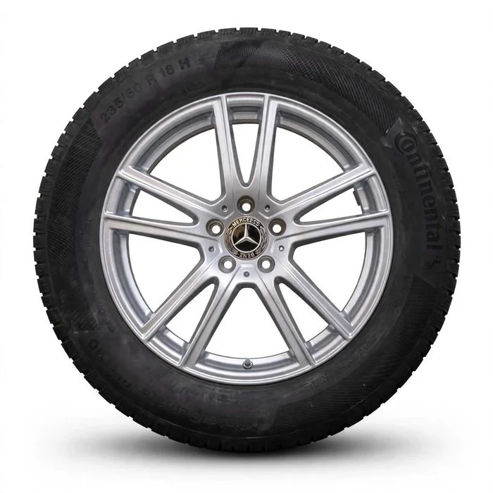 Mercedes GLC X254 Koła zimowe 18 OEM A2544014600 8Jx18 ET32,5 5x112 używane 6-7mm 2025/2026 Continental WinterContact TS850P 235/60R18 MO TPMS – zdjęcie 2