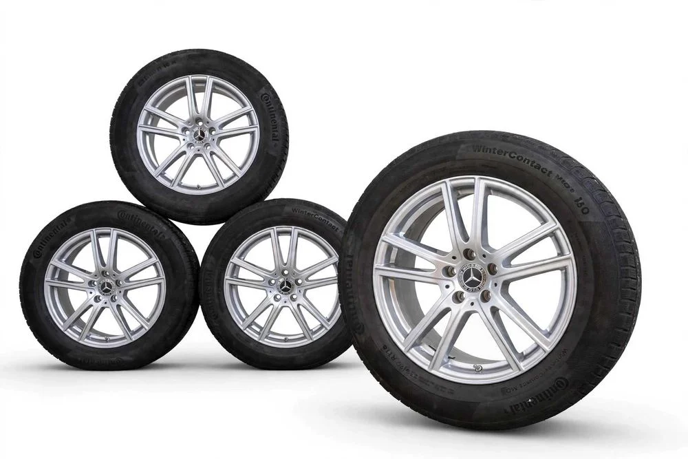 Mercedes GLC X254 Koła zimowe 18 OEM A2544014600 8Jx18 ET32,5 5x112 używane 6-7mm 2025/2026 Continental WinterContact TS850P 235/60R18 MO TPMS – zdjęcie 5