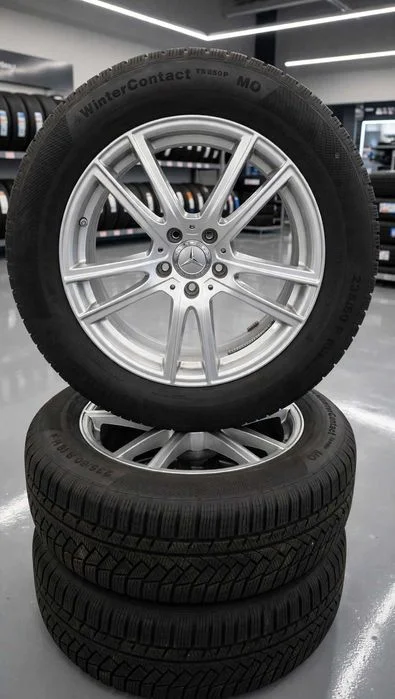 Mercedes GLC X254 Koła zimowe 18 OEM A2544014600 8Jx18 ET32,5 5x112 używane 6-7mm 2025/2026 Continental WinterContact TS850P 235/60R18 MO TPMS