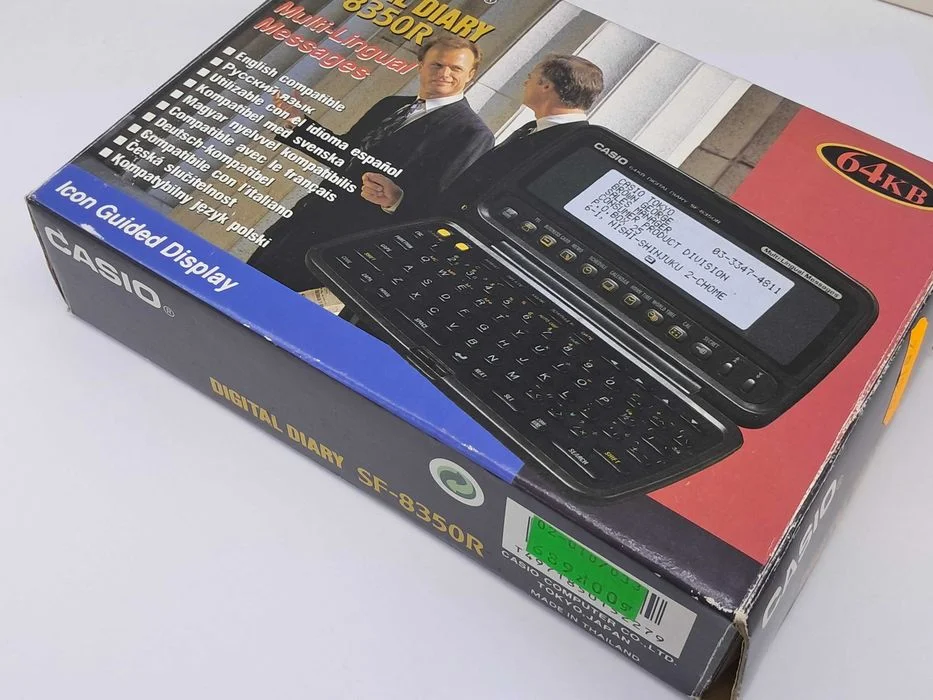 Notes elektroniczny CASIO SF-8350R 1994R folie pl menu Kolekcjonerski – zdjęcie 6