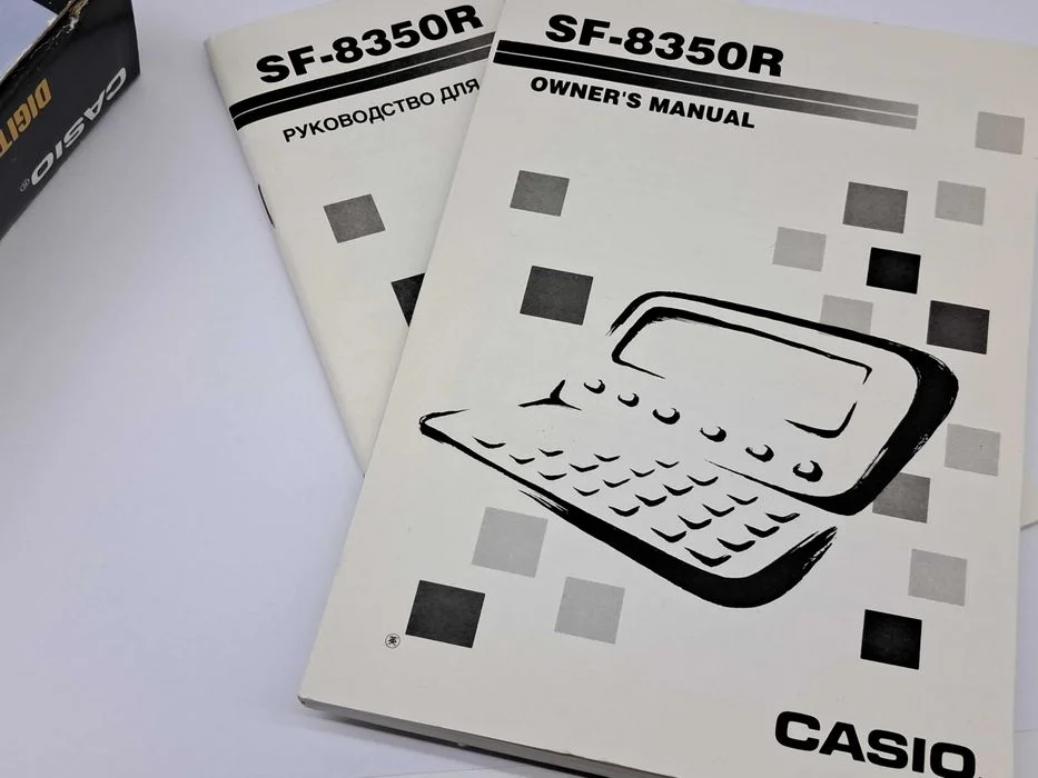 Notes elektroniczny CASIO SF-8350R 1994R folie pl menu Kolekcjonerski – zdjęcie 7