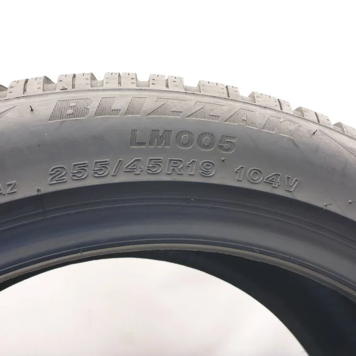 Opony 255/45/19 Bridgestone 255/45R19 104V Zimowe 2024 7,8mm JAK NOWE – zdjęcie 6