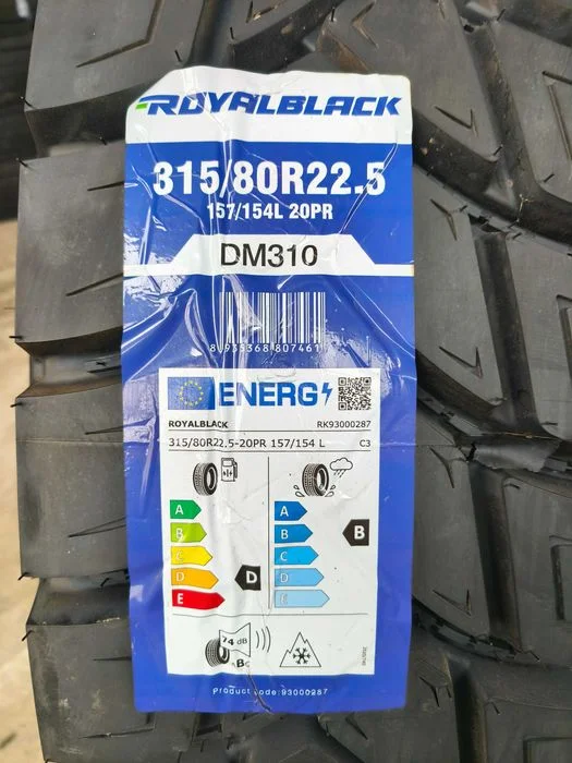 NOWE, opony budowlane 315/80R22.5 Royal Black DM310 - 20PR - c. brutto – zdjęcie 2