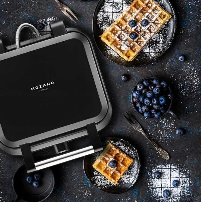 NOWA Gofrownica 2200W MOCNA 2 Chrupiące Gofry nieprzywierająca powłoka – zdjęcie 6