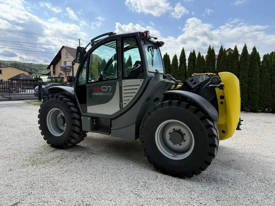 Kramer Kramer 4507 TELESKOP / PIĘKNA / 7 METRÓW UDŹWIG 4400 KG / BOGATA WERSJA 40 KM/H / PNEUMATYKA / SPROWADZONA Z NIEMIEC / ZWROTNA I STABILNA / ORYGINAŁ / SILNA / BEZ DPF I ADBLUE / KLIMA / KT 407 – zdjęcie 4