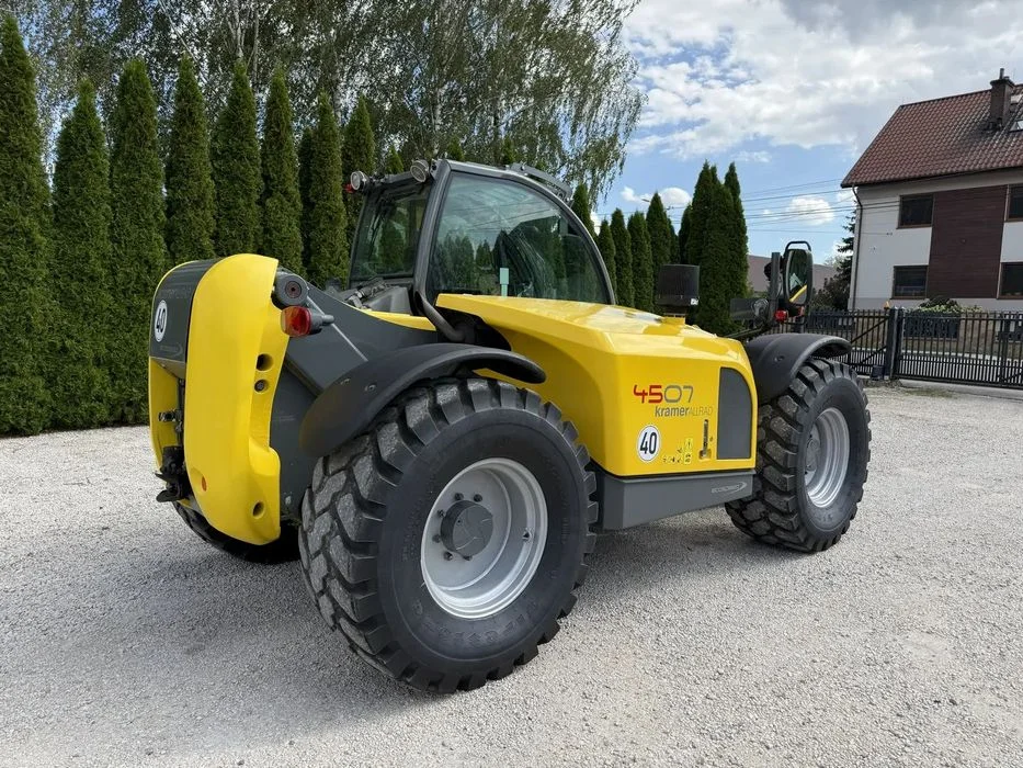 Kramer Kramer 4507 TELESKOP / PIĘKNA / 7 METRÓW UDŹWIG 4400 KG / BOGATA WERSJA 40 KM/H / PNEUMATYKA / SPROWADZONA Z NIEMIEC / ZWROTNA I STABILNA / ORYGINAŁ / SILNA / BEZ DPF I ADBLUE / KLIMA / KT 407 – zdjęcie 7