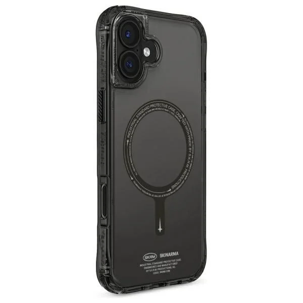 Skinarma etui Saido iPhone 16 6.1" Magnetic Charging czarny/