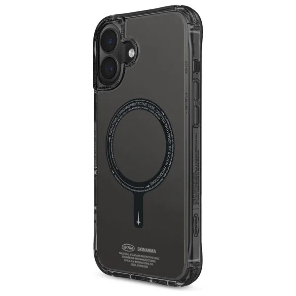 Skinarma etui Saido iPhone 16 6.1" Magnetic Charging czarny/ – zdjęcie 2