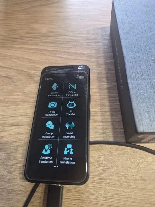 Nowy AI Voice Translator – elektroniczny tłumacz głosowy – Wi-Fi – komplet – zdjęcie 3