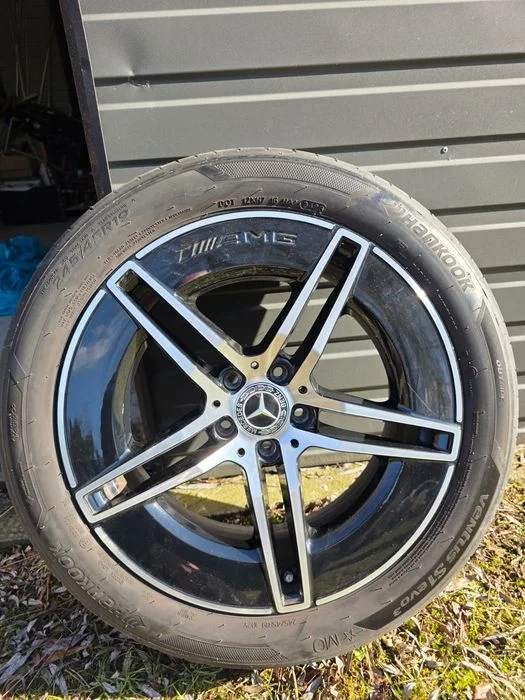 Oryginalne felgi AMG 19” + opony Hankook – stan bdb – zdjęcie 8