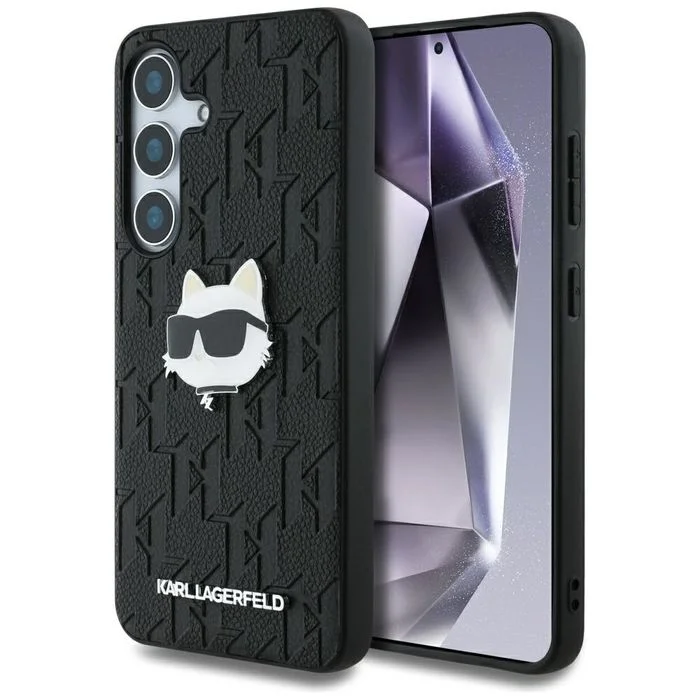 Etui Karl Lagerfeld Leather Logo Choupette Head do Samsung Galaxy S25