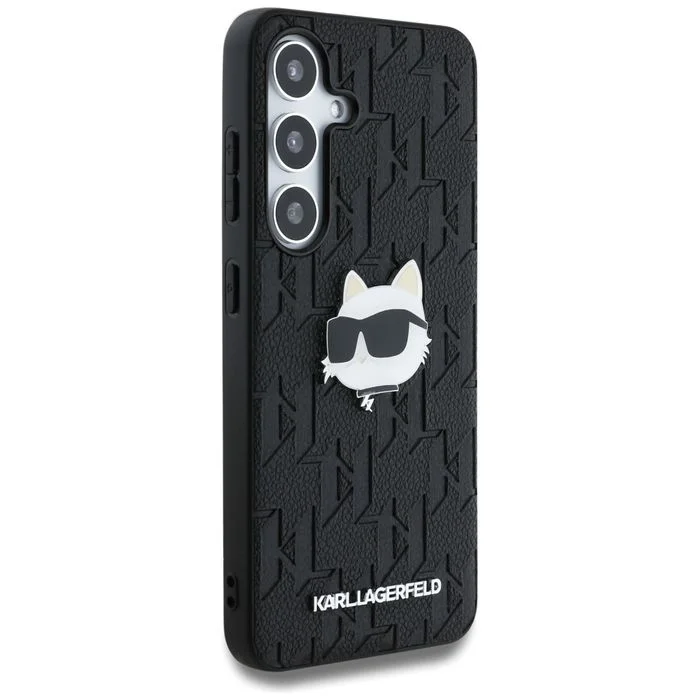 Etui Karl Lagerfeld Leather Logo Choupette Head do Samsung Galaxy S25 – zdjęcie 4