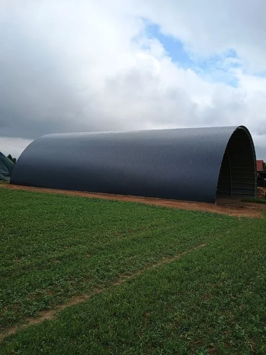 Hala łukowa 14.5 x 25m magazyn obora słoma garaż wiata maszyny – zdjęcie 5