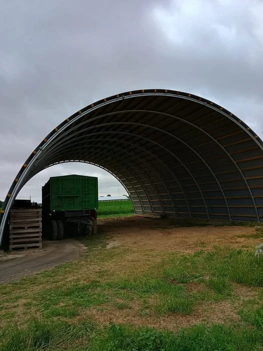 Hala łukowa 14.5 x 25m magazyn obora słoma garaż wiata maszyny – zdjęcie 2