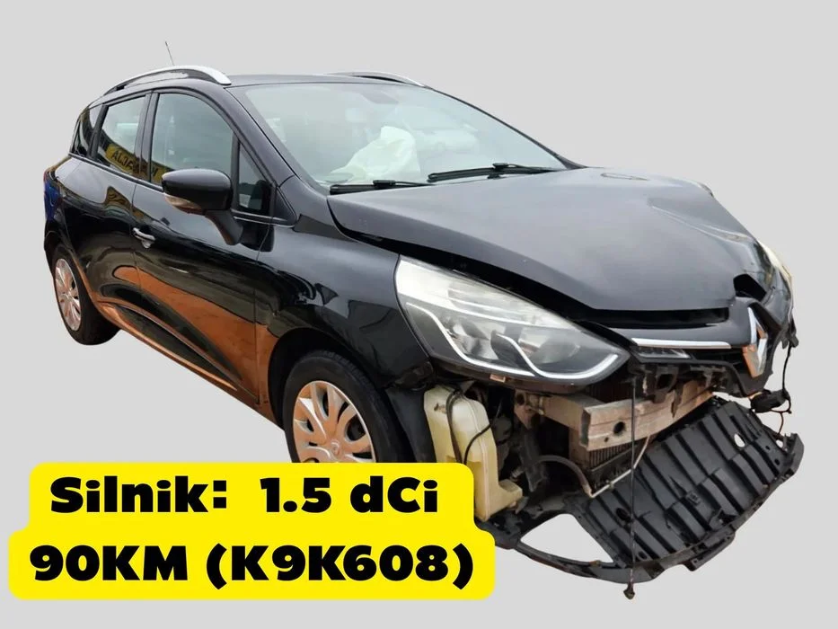 Renault Clio IV Grandtour 2015 Silnik 1.5 dCi (K9K608) 90KM (66kW) TEGNE Na części silnik, drzwi, klapa bagażnika, zderzak, lampa – zdjęcie 3