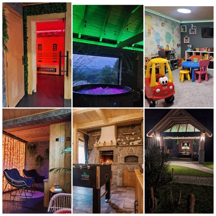 Domki do wynajęcia,jacuzzi,sauna,sala zabaw,widoki k/Zakopane – zdjęcie 3