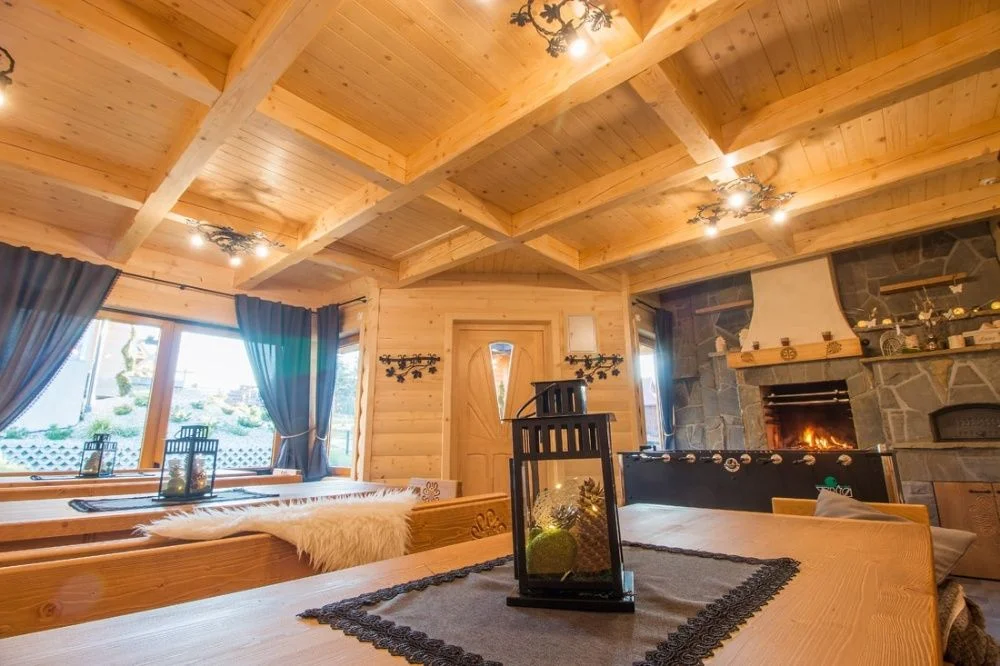Domki do wynajęcia,jacuzzi,sauna,sala zabaw,widoki k/Zakopane – zdjęcie 10