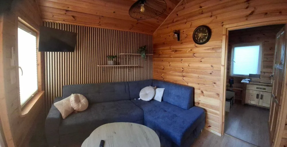 Zadaszona balia opalana drewnem W CENIE domku – Twoje prywatne SPA pod gwiazdami. domek z balią na wyłączność, zanim ktoś Cię ubiegnie! – zdjęcie 7