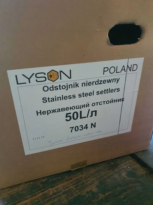 Odstojnik nierdzewny do miodu 50L - stan idealny – zdjęcie 4