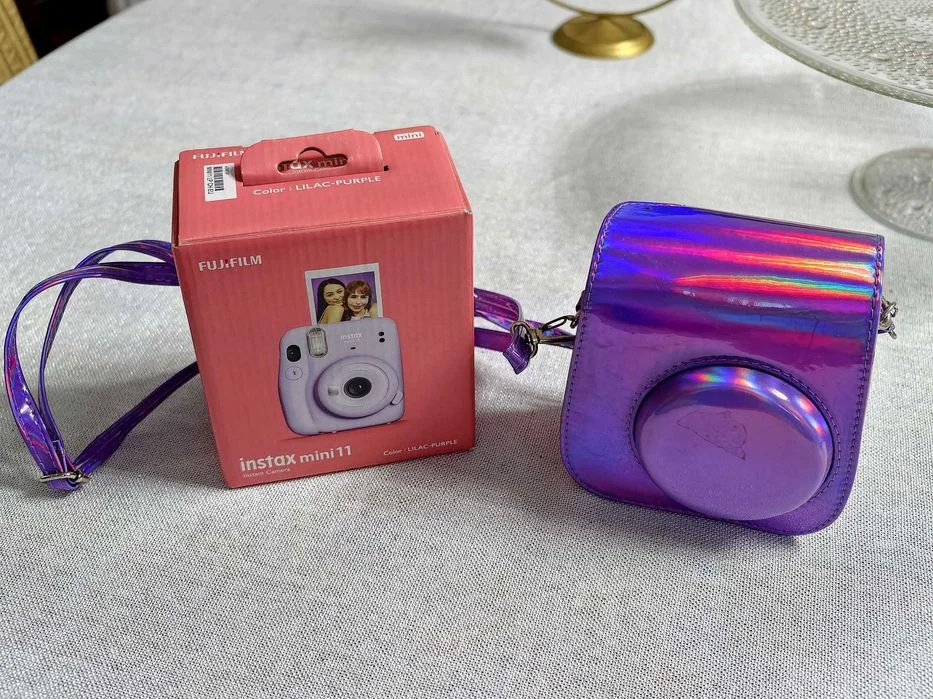 Aparat natychmiastowy Fujifilm Instax mini 11 fioletowy + etui – zdjęcie 2