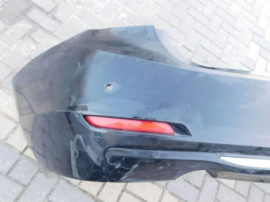 zderzak tylny tył BMW F30 6CYL SCHWARZ CHROM PDC – zdjęcie 3