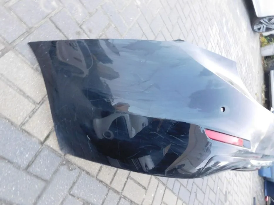 zderzak tylny tył BMW F30 6CYL SCHWARZ CHROM PDC – zdjęcie 2