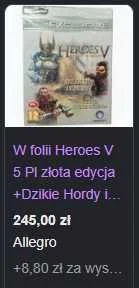W folii Heroes V 5 PL złota edycja +Dzikie Hordy i Kuźnia przeznaczenia – zdjęcie 2