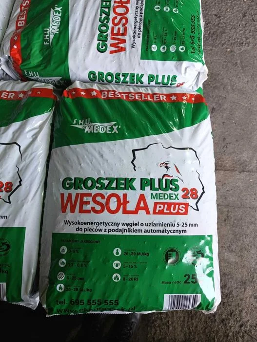 Groszek wysokokaloryczny workowany