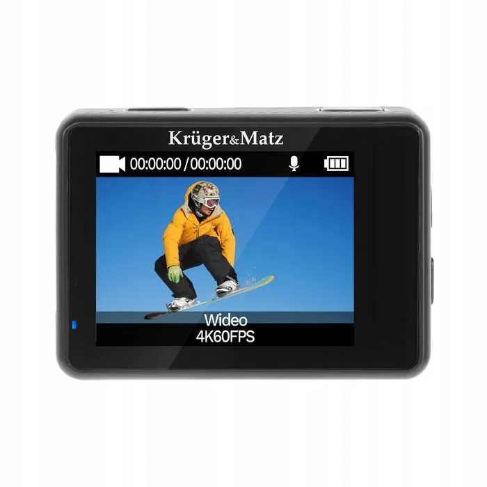 Kamera sportowa Kruger&Matz Vision P400 4K 60FPS WiFi pilot akcesoria – zdjęcie 7
