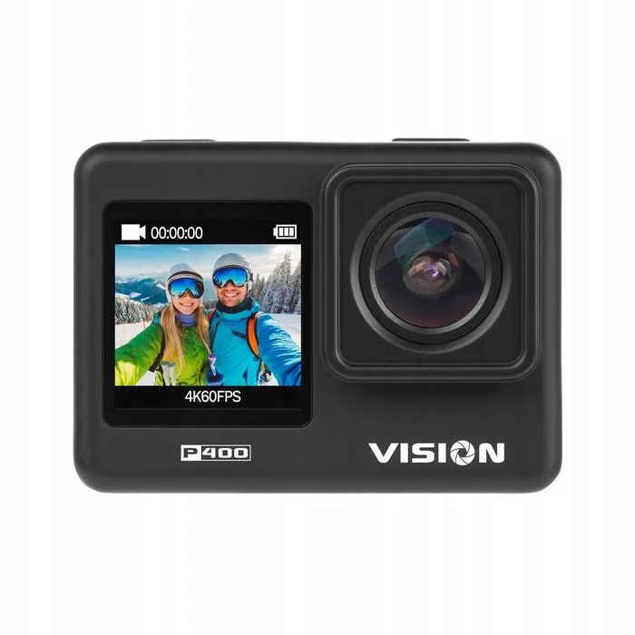 Kamera sportowa Kruger&Matz Vision P400 4K 60FPS WiFi pilot akcesoria – zdjęcie 6