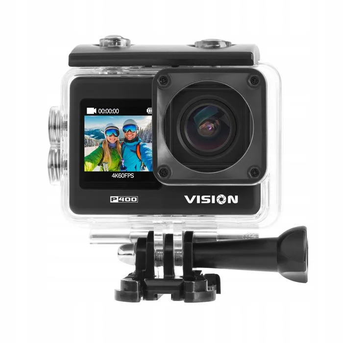 Kamera sportowa Kruger&Matz Vision P400 4K 60FPS WiFi pilot akcesoria – zdjęcie 5