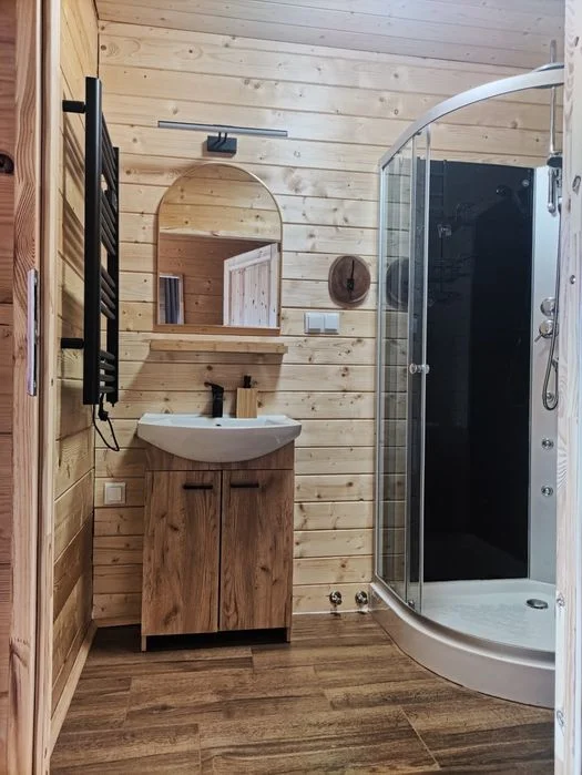 Domki drewniane na wynajem, Stara Wieś koło Limanowej, Beskid Wyspowy, góry, las – zdjęcie 7
