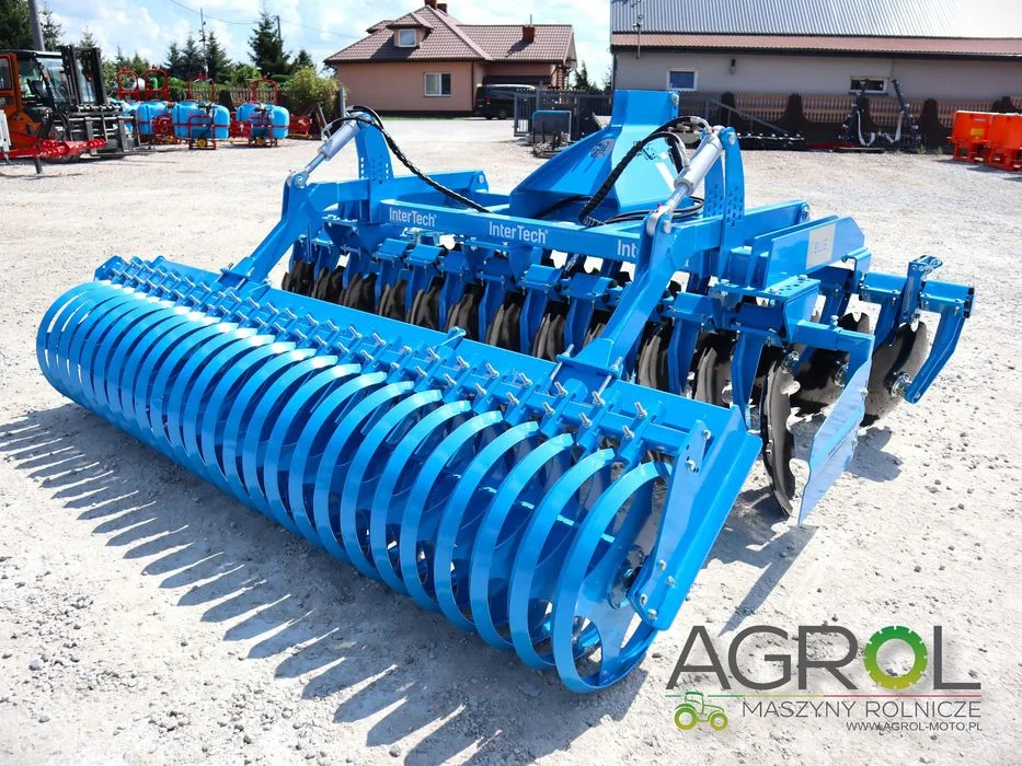 Brona talerzowa ciężka Inter-tech 3m 2000 KG! REGULOWANY KĄT PRACY ! – zdjęcie 6