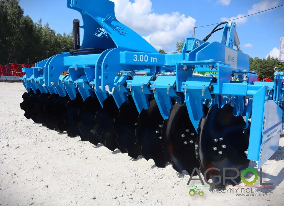 Brona talerzowa ciężka Inter-tech 3m 2000 KG! REGULOWANY KĄT PRACY ! – zdjęcie 4