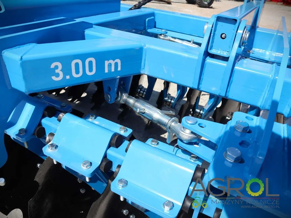Brona talerzowa ciężka Inter-tech 3m 2000 KG! REGULOWANY KĄT PRACY ! – zdjęcie 7