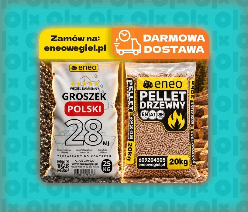 Węgiel i Pellet darmowa dostawa! Groszek, węgiel kamienny orzech, groszek, miał węglowy, kostka - Transport gratis w całej Polsce!