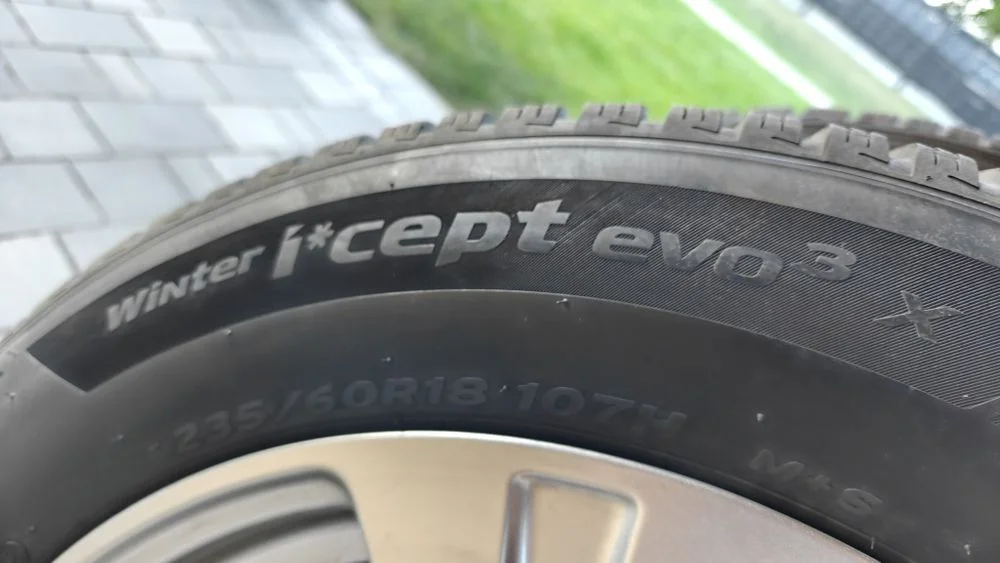 Koła 18" 5x112 Mercedes + Opony zimowe Hancock Winter icept evo 3 235/60/18 – zdjęcie 2