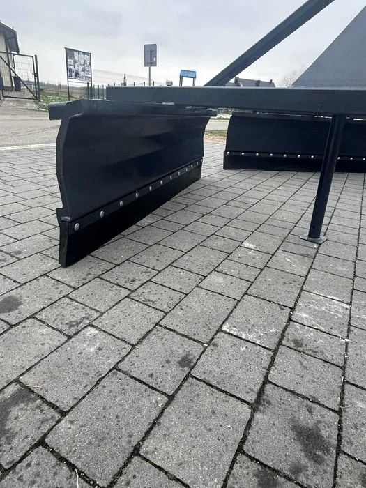 Pług do śniegu na tył ciągnika Spych śnieżny Obrotowy do traktora Guma – zdjęcie 6