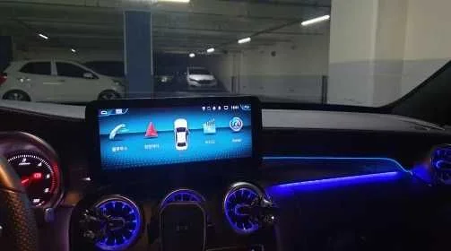 STACJA ANDROID CARPLAY mercedes W218 W209 GLA X156 H247 GLB X247 GLC E montaż – zdjęcie 2