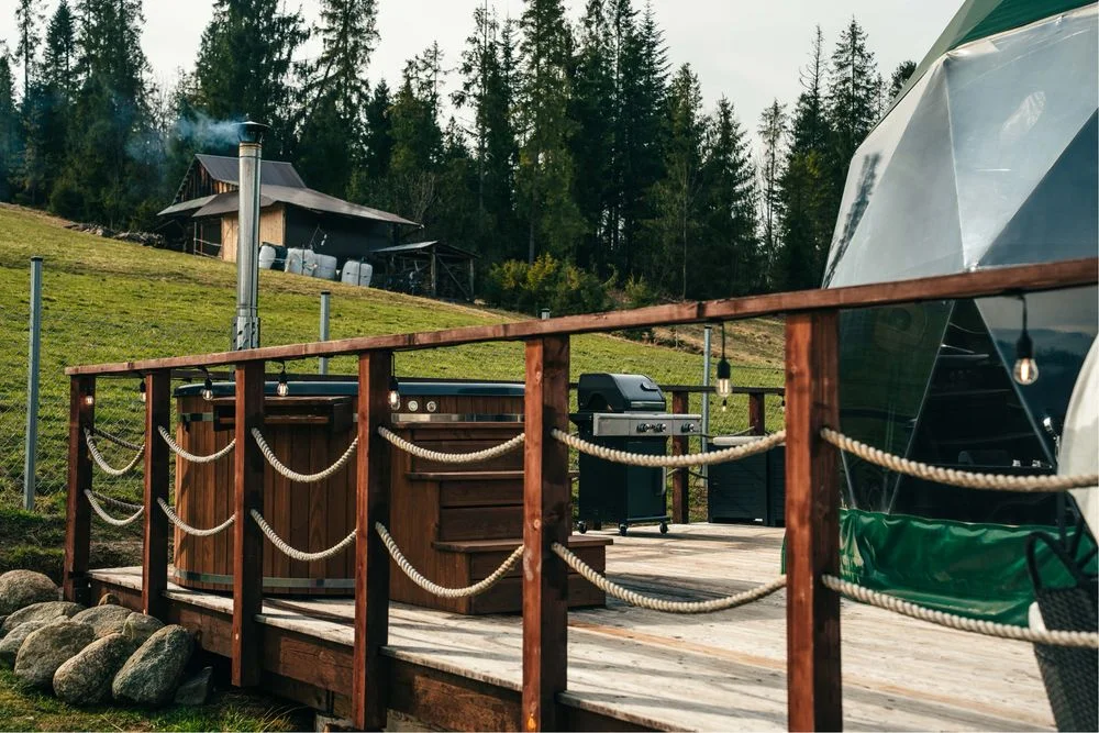 Wolne od dziś Góralski Harem Osada Glamp, jacuzzi, glamping