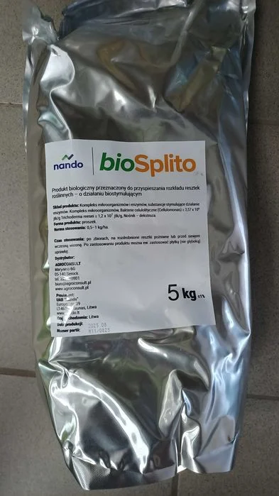 Bakterie do słomy na 10 ha, Biosplito przyśpiesza rozkładanie resztek pożniwnych, bakterie na ściernisko, bakterie do rozkładu słomy – zdjęcie 2