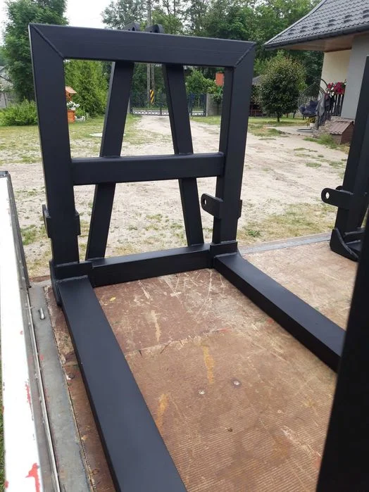 Paleciak Tuz* widły do palet na tył ciągnika udźwig 1 tona Transport – zdjęcie 5